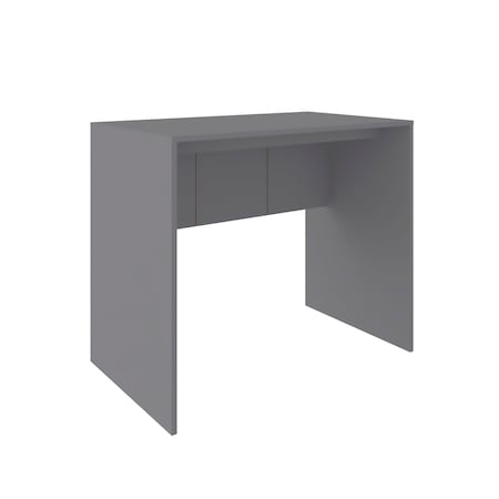 Manhattan Comfort Cornelia 35.54 Desk, Grey 17LC3